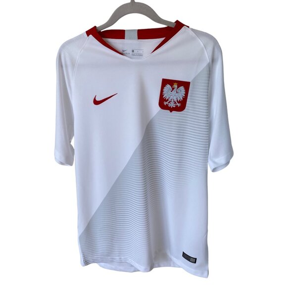 2018 Nike Poland National Soccer team Jersey. Size L. - Picture 1 of 14